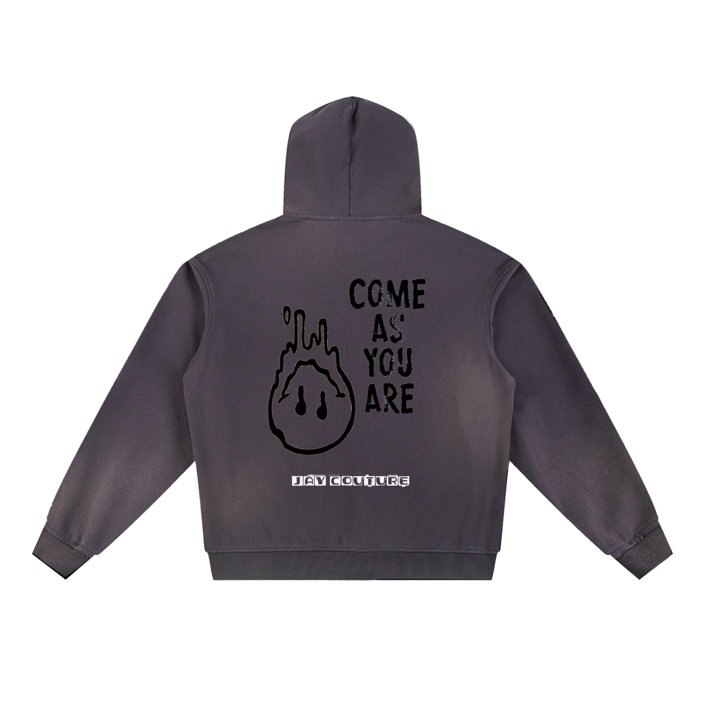 Sun Fade Frayed Fleece Hoodie